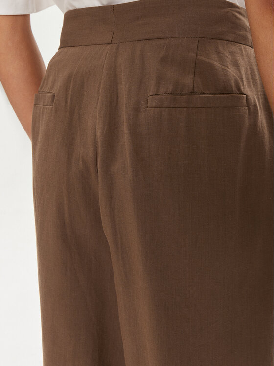 ViCOLO ViCOLO Szorty materiałowe TB1568 Brązowy Regular Fit