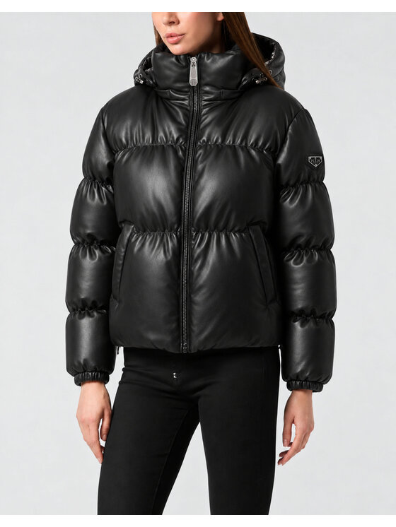 PHILIPP PLEIN PHILIPP PLEIN Bundy bomber 31551 Čierna Regular Fit