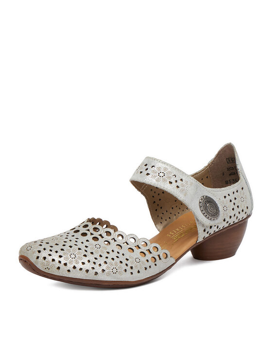 Rieker Rieker Halbschuhe 43753-90 Silberfarben