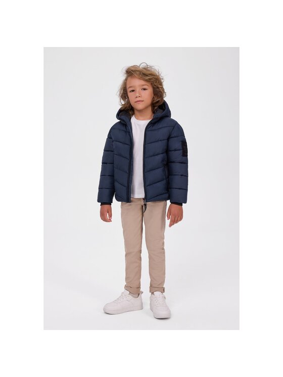 minoti minoti Kurtka zimowa 33COAT504 Granatowy Regular Fit