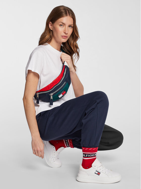 Tommy Jeans Tommy Jeans Ľadvinka Tjm Heritage Bumbag Il AM0AM09723 Tmavomodrá