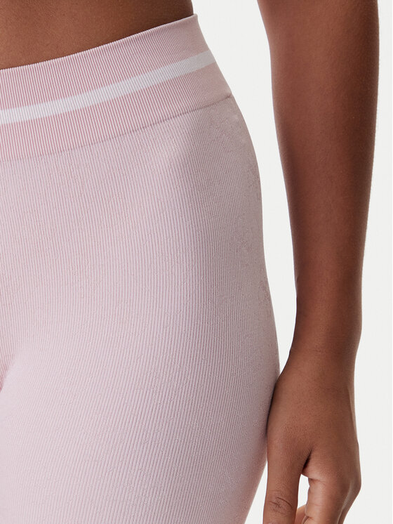 Guess Guess Legginsy V6RB05 Z4692 Różowy Slim Fit