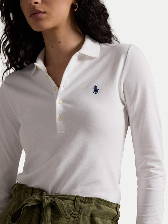 Polo Ralph Lauren Polo Ralph Lauren Polo marškinėliai 211958949003 Balta Regular Fit
