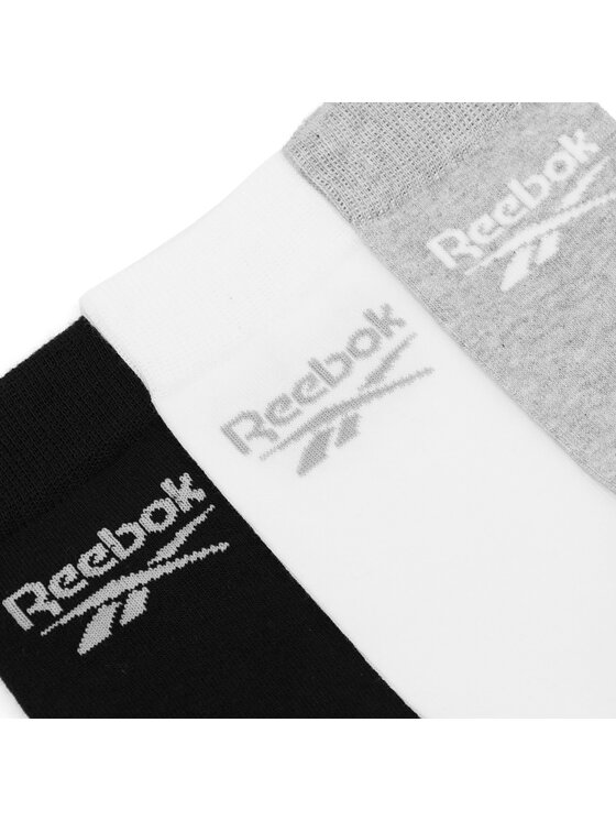 Reebok Reebok Set di 3 paia di calzini lunghi unisex R0367-SS24 (3-pack) Multicolore
