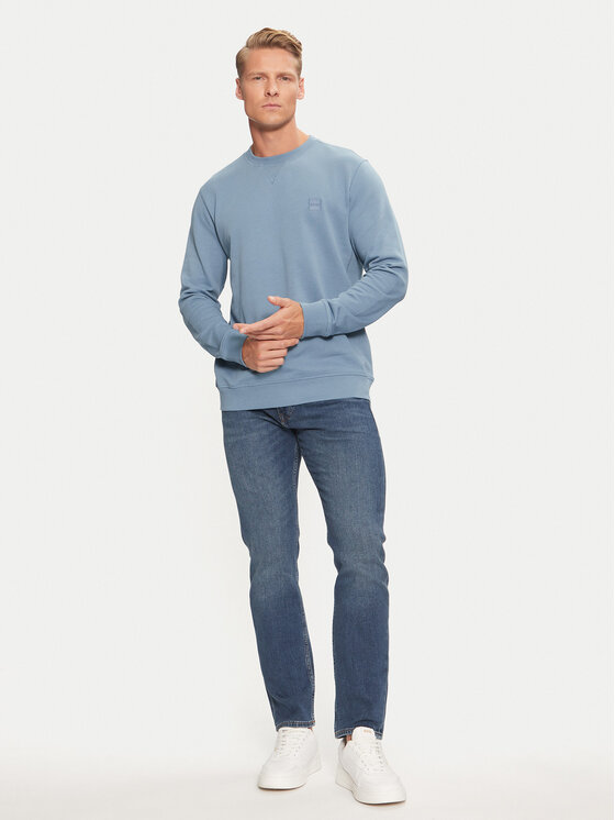 BOSS Boss Felpa Westart 50509323 Blu Relaxed Fit