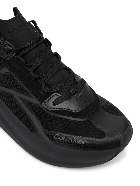 Calvin Klein Calvin Klein Sneakersy Chunky Run Ckstripe Lup Tran Rip HW0HW03005 Černá
