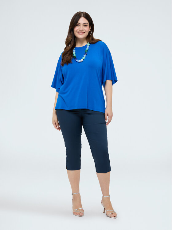 Fiorella Rubino Fiorella Rubino Pantaloni di tessuto P719L002569N034 Blu Regular Fit