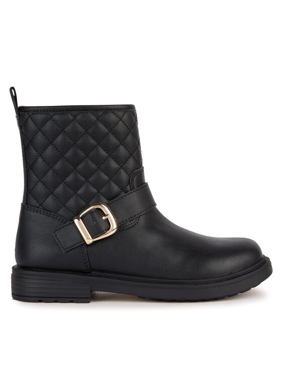 Geox Geox Botine Jr Eclair J369QI 000BC C9999 S Negru