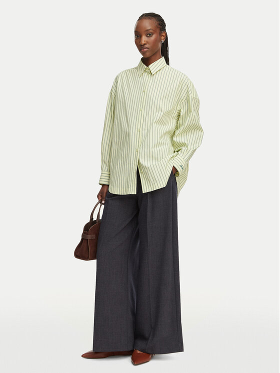 BOSS BOSS Krekls C Bostatta 50559241 Gaiši zaļa Oversize