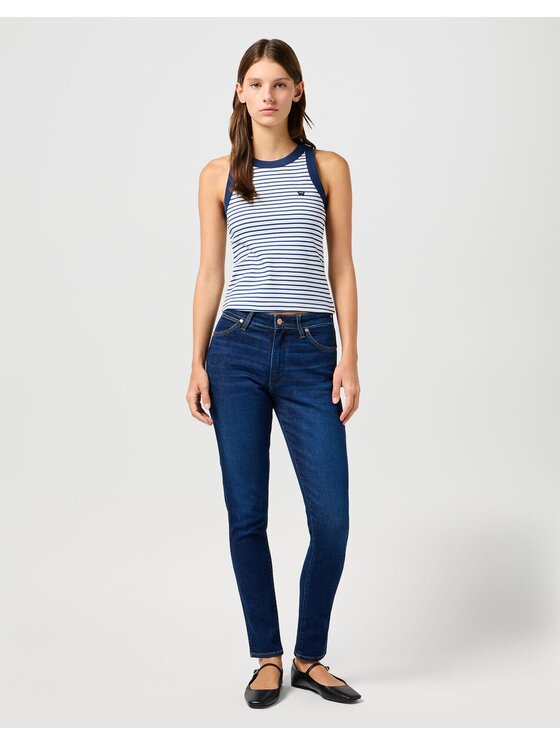 Wrangler Wrangler Jeansy SIENNA Niebieski Skinny Fit