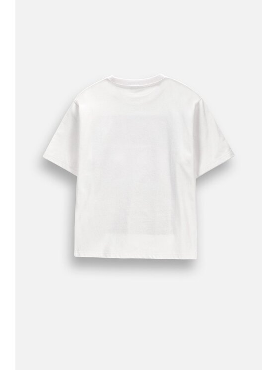 Coccodrillo Coccodrillo T-Shirt ZC6143204GBJ-001 Bílá Regular Fit