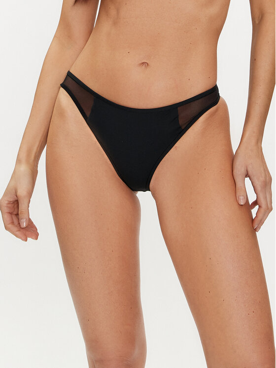 Calvin Klein Swimwear Calvin Klein Swimwear Bikini partea de jos KW0KW02329 Negru