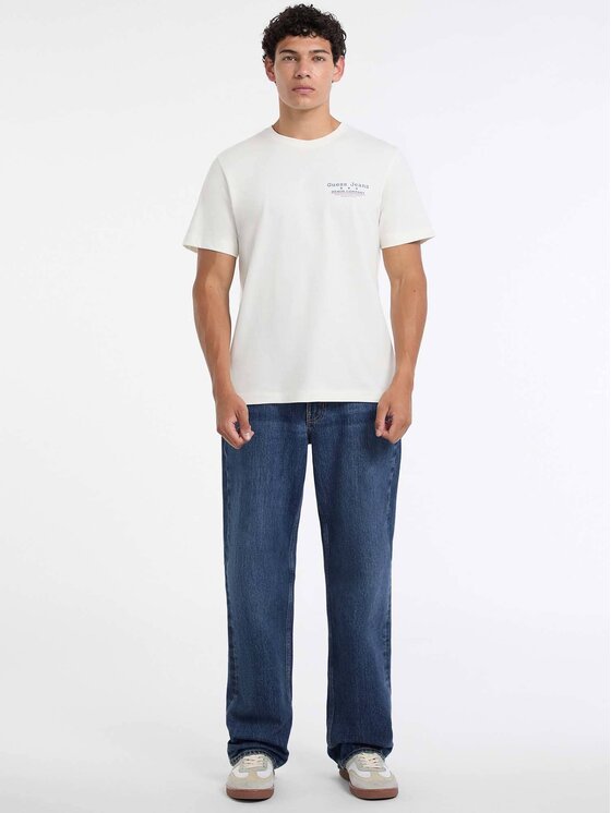 Guess Jeans Guess Jeans T-Shirt 179708 Beżowy Classic Fit