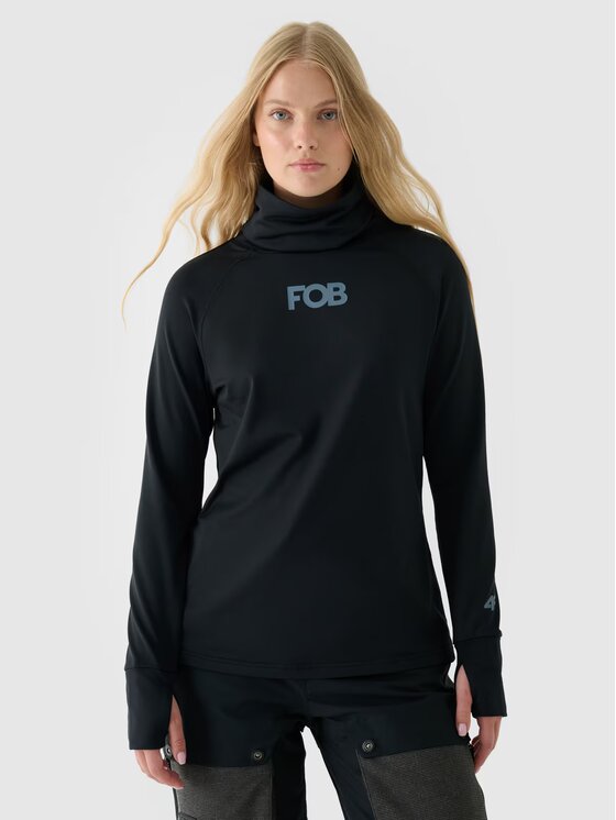4F 4F Intimo termico pezzo sopra 4FWAW24UBRUF073-21S Nero