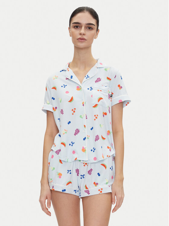Kate Spade Kate Spade Pijama KSI12749 Albastru celest Regular Fit
