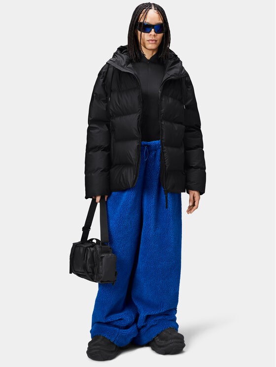 Rains Rains Zimní bunda 15120 Černá Regular Fit