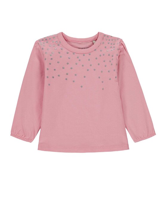 Kanz Kanz Bluzka 2042123-2690 Różowy Basic Fit