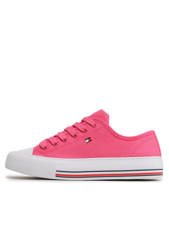Tommy Hilfiger Tommy Hilfiger Tenisice Low Cut Lace-Up T3A9-32677-0890313 S Ružičasta