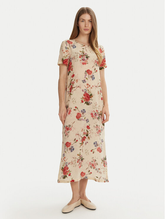 Weekend Max Mara Weekend Max Mara Letní šaty Giudy 2515221212 Béžová Regular Fit