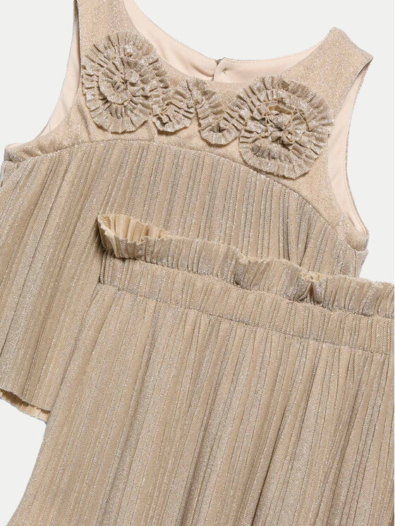 Abel & Lula Abel & Lula Komplet top i spódnica 5071 Beżowy Regular Fit