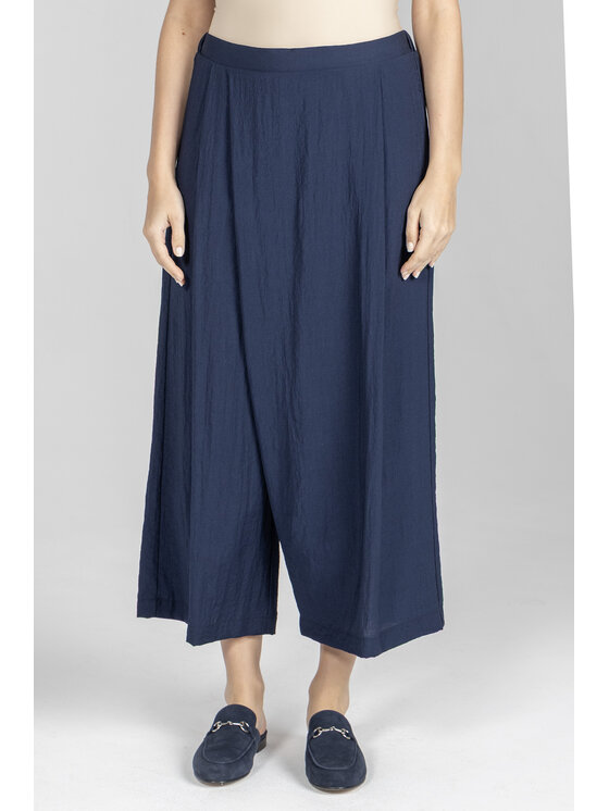 Deni Cler Milano Deni Cler Milano Spodnie materiałowe T-DC-5233-F2-20-58-1 Granatowy Loose Leg