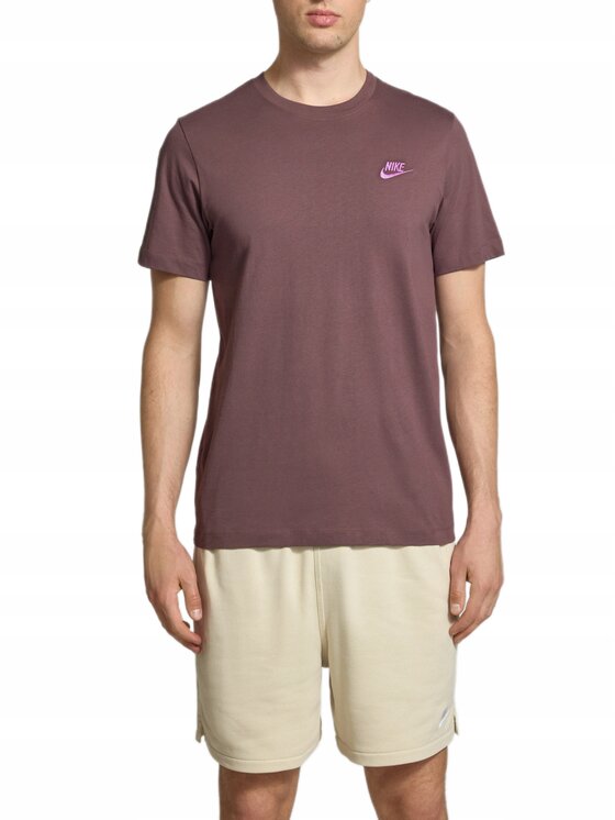 Nike Nike T-Shirt AR4997-502 Brązowy Standard Fit
