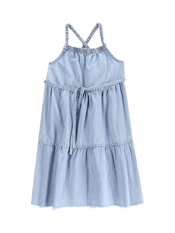 Coccodrillo Džínsové šaty WC5128302HGK Modrá Relaxed Fit