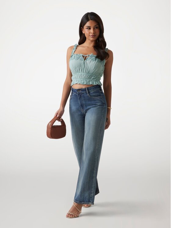 Guess Guess Τοπ 175139 Μπλε Classic Fit