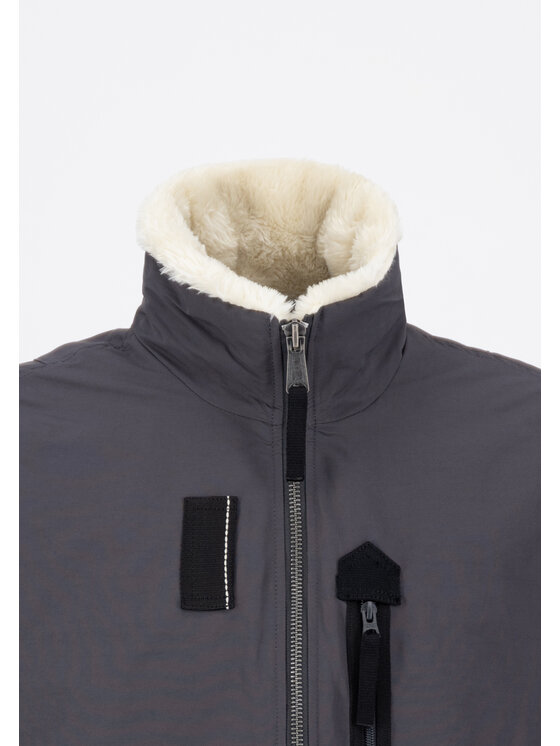 Alpha Industries Alpha Industries Kurtka bomber DA-3 Bomber Winter Jacket Szary Regular Fit