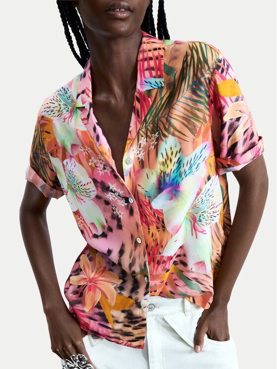 Desigual Desigual Koszula Nasau 26SWCW34 Kolorowy Regular Fit