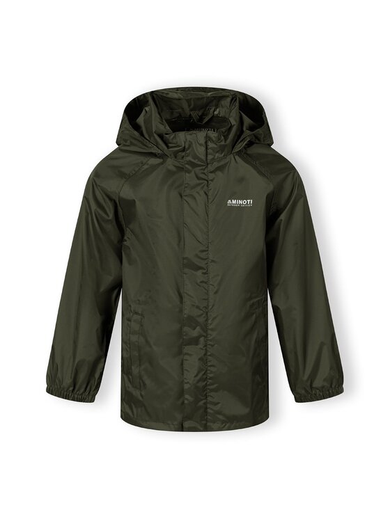 minoti minoti Kurtka przeciwdeszczowa 27KMJACKET3 Khaki Regular Fit