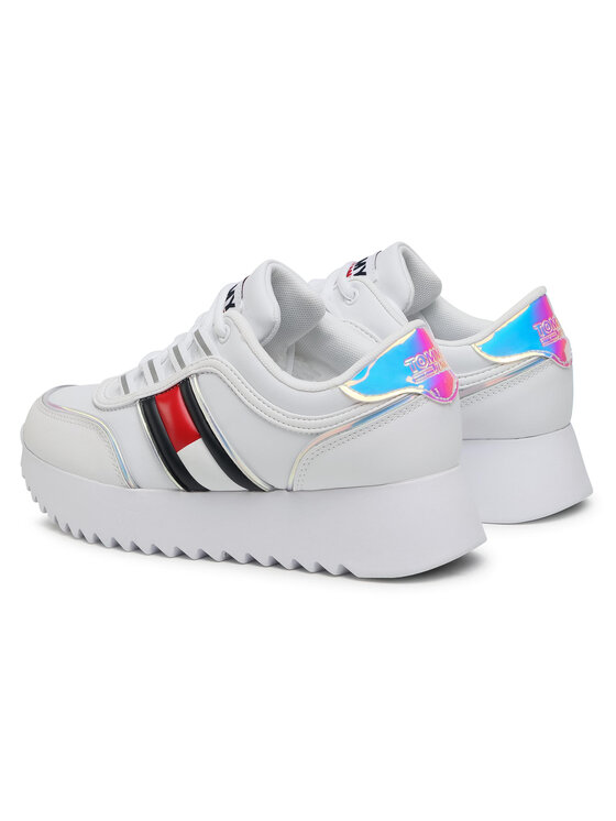 tommy jeans high cleated iridescent
