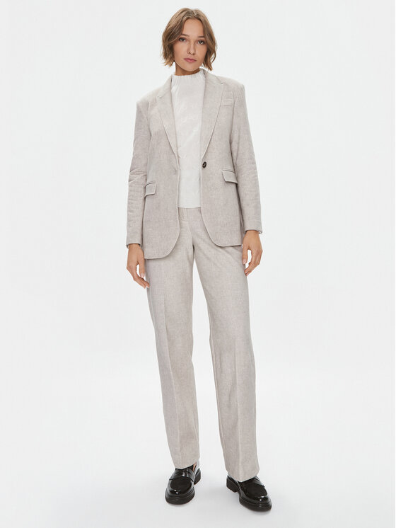 Marella Marella Pantaloni di tessuto Balbo2 2337860336200 Beige Regular Fit