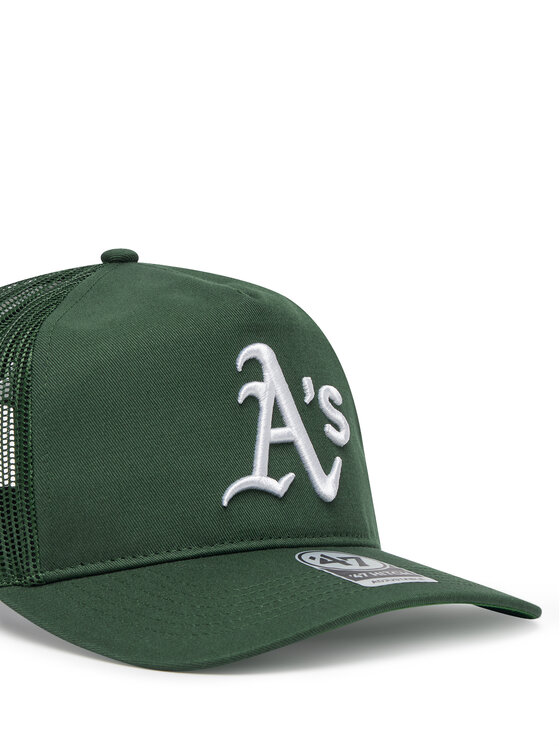 47 Brand 47 Brand Czapka z daszkiem MLB Oakland Athletics Mesh '47 HITCH B-MSHTC18GWP Zielony