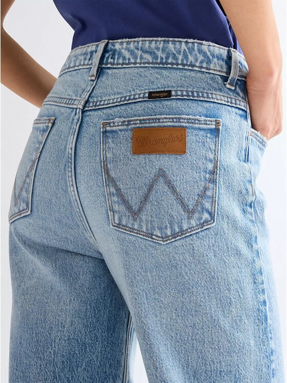 Wrangler Wrangler Jeansy Loose Straight Niebieski Loose Fit