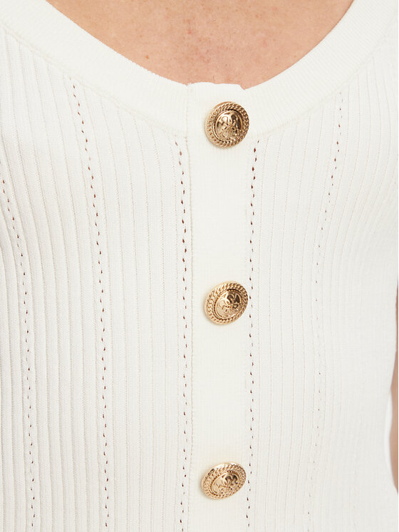 Guess Guess топ W5YR10 Z0130 Бял Regular Fit