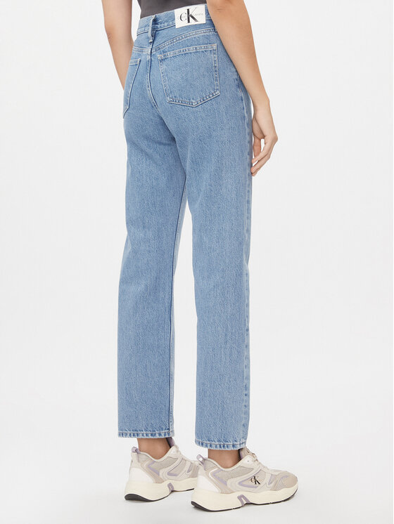 Calvin Klein Jeans Calvin Klein Jeans Blugi J20J222138 Albastru Straight Fit