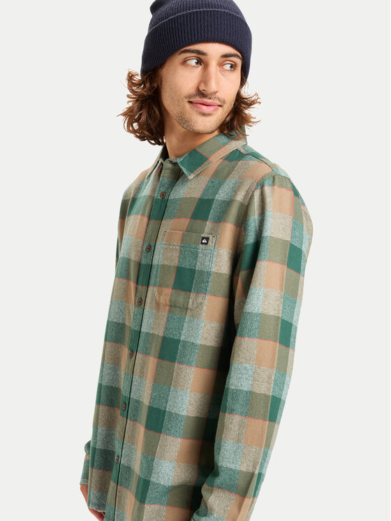 Quiksilver Quiksilver Srajca Motherfly Plaid EQYWT04642 Pisana Regular Fit