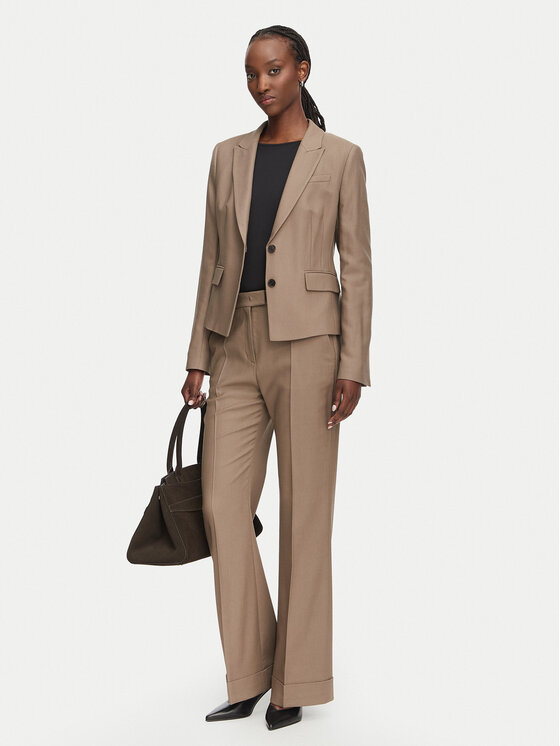 BOSS BOSS Піджак 50564479 Коричневий Slim Fit