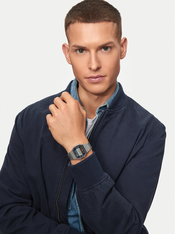 Casio Casio Laikrodis Vintage A168WA-1YES Sidabrinė