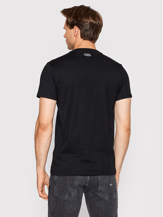 KARL LAGERFELD KARL LAGERFELD T-shirt Classic KL22MTS01 Nero Regular Fit
