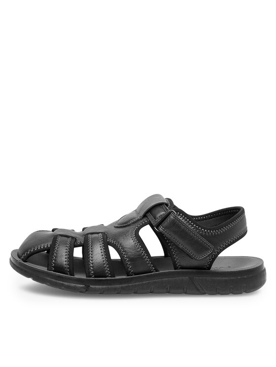 Lanetti Lanetti Sandały MSS20514-13 Czarny