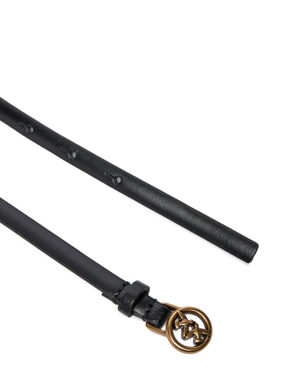 PINKO PINKO Opasok Thin Belt H1 20252 PLT11 05481.A2QP Čierna