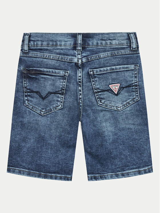 Guess Guess Džínsové šortky L4GD18 D4GV0 Tmavomodrá Regular Fit