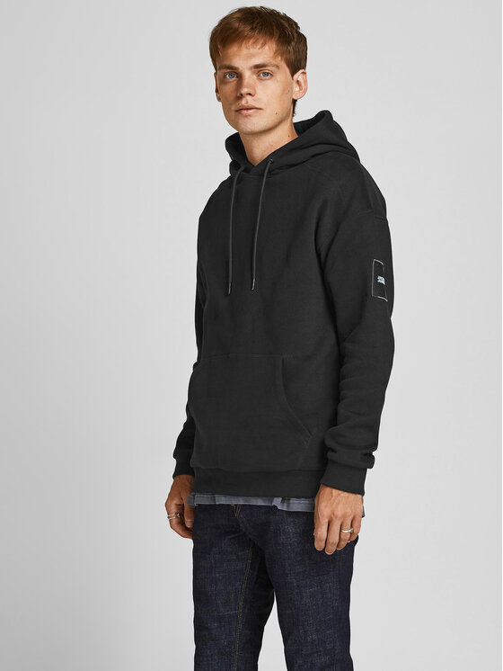 Felpa Classic 12193489 Nero Relaxed Fit
