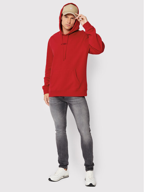Felpa M2BQ50 K9YH1 Rosso Regular Fit