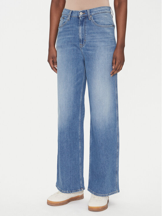 Tommy Jeans Jeans Claire DW0DW20048 Blu Wide Leg, taglia : 34_30