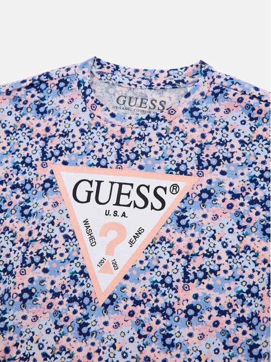 Guess Kids Guess Kids Top 176319 Kolorowy Classic Fit