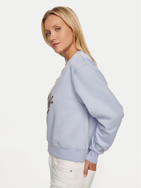 Guess Guess Bluza W4YQ25 KB681 Różowy Regular Fit