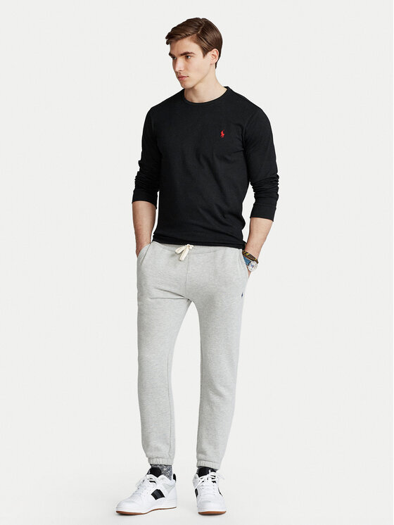 Polo Ralph Lauren Polo Ralph Lauren S dlhými rukávmi Classics 710671468001 Čierna Custom Slim Fit